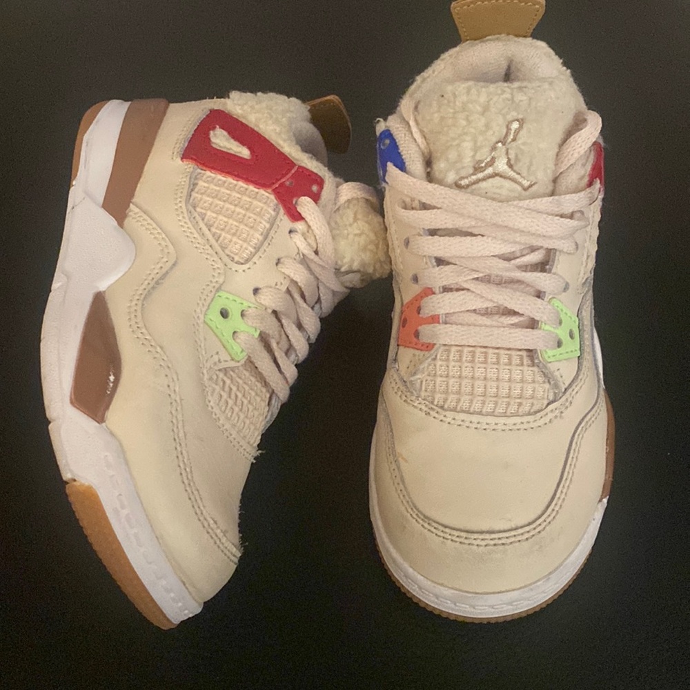 Kids Jordan 4- size 12C “Where the Wild Things Are”